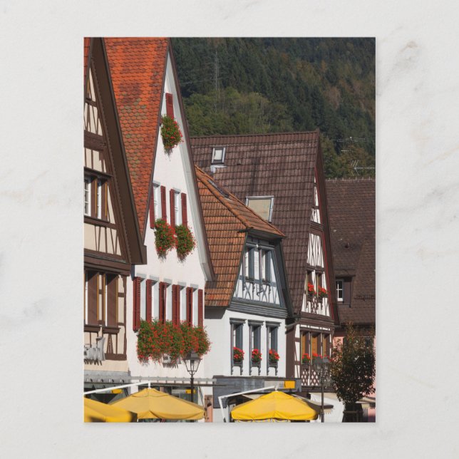 Carte Postale Maisons traditionnelles d'Allemagne (Devant)
