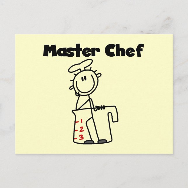 Carte Postale Maître Chef (Devant)
