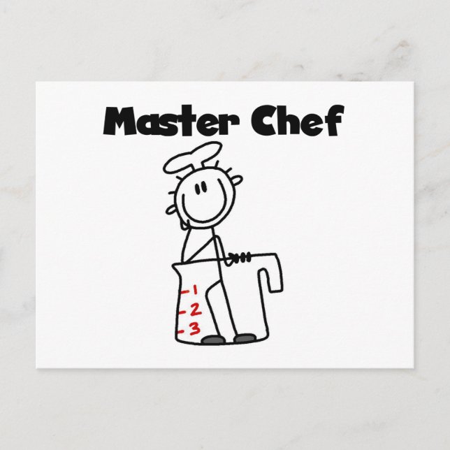 Carte Postale Maître Cuisinier (Devant)