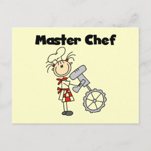 Carte Postale Maître Cuisinier - Femme
