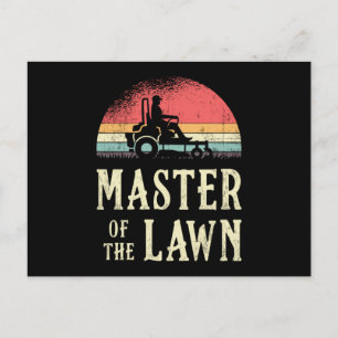 Carte Postale Maître De Pelouse Maître De Jardin De Pelouse Mail
