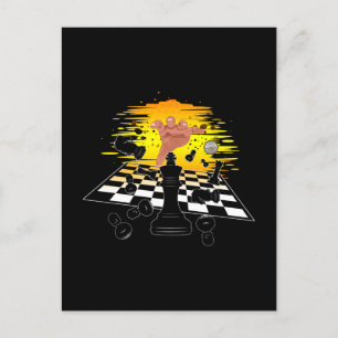 Carte Postale Maître d'échecs