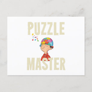 Carte postale maître Puzzle