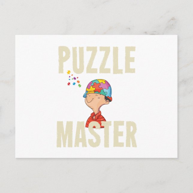 Carte postale maître Puzzle (Devant)