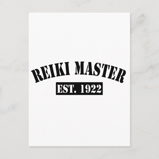 Carte Postale Maître Reiki (Devant)