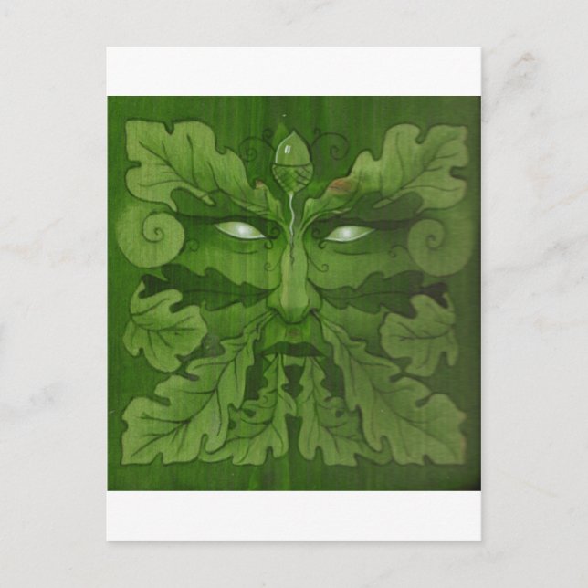 Carte Postale maître vert (Devant)