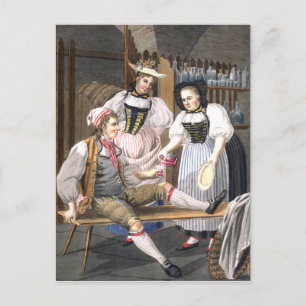 Carte Postale Maîtres de vin de Berne