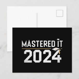 Carte Postale Maîtrise maîtrisée Il 2024 Maîtrise