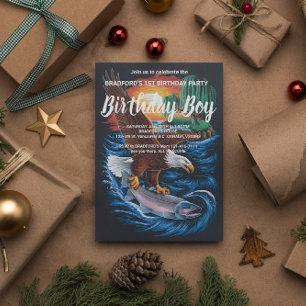 Carte Postale Majesté en vol : aigle planant au-dessus d'un pois