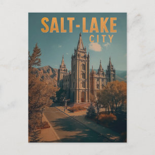 Carte Postale Majesté Montagnarde : Salt Lake City