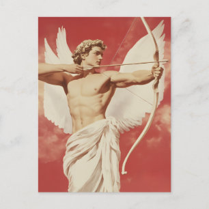 Carte Postale Majestic Angelic Archer - Un symbole de l'amour et