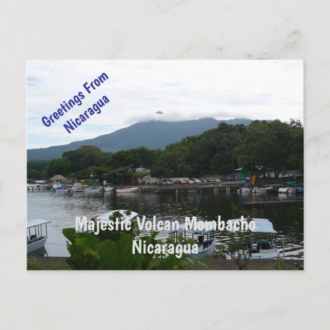 Carte Postale Majestic Volcan Mombacho - Grenade, Nicaragua (Devant)