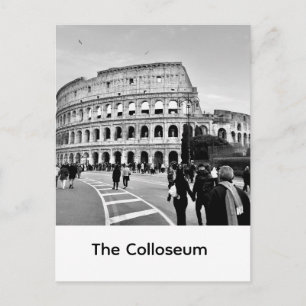 Carte Postale Majestueux Colosseum romain : Architecture embléma