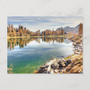 Carte Postale Majestueux Lago Fedèra à Cortina d'Ampezzo Italie 