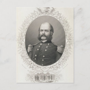 Carte Postale Major Ambrose Everett Burnside
