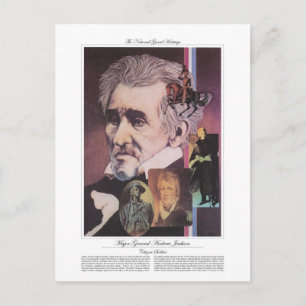 Carte Postale Major général Andrew Jackson Citizen Soldier