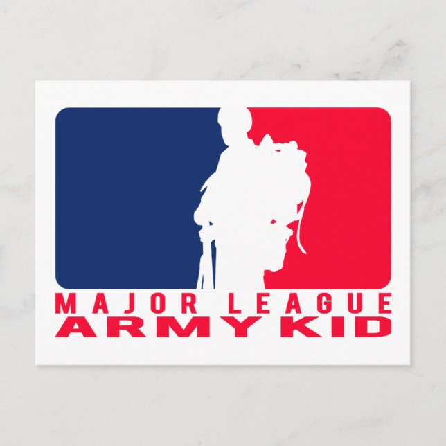 Carte Postale Major League Army Kid (Devant)