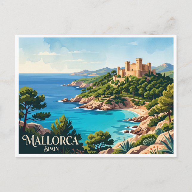 Carte Postale Majorque Capdepera Espagne (Devant)