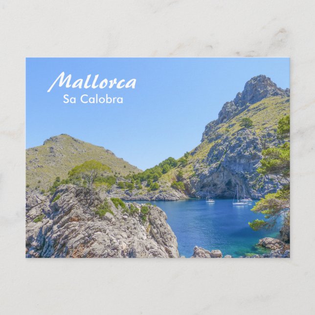 Carte Postale Majorque, Espagne Baie de Sa Calobra (Devant)