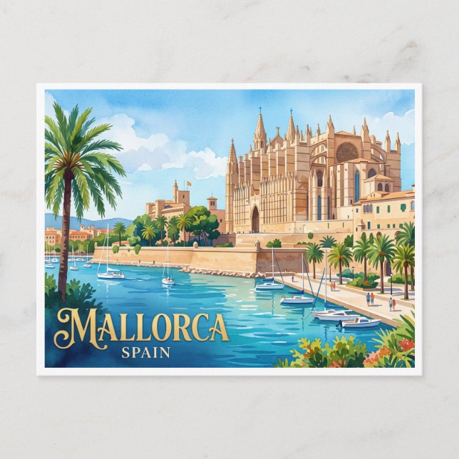 Carte Postale Majorque Palma Espagne (Devant)
