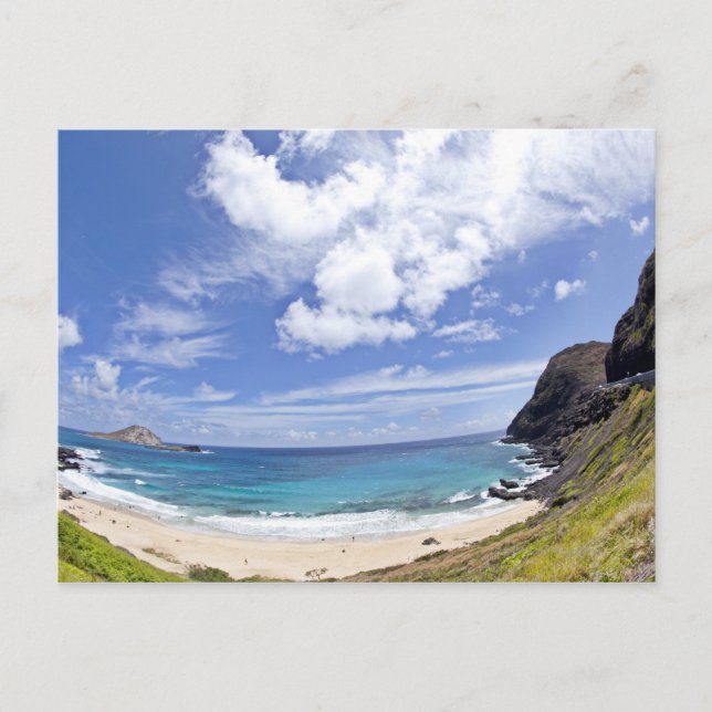 Carte Postale Makapuu Beach à Oahu, Hawaii. (Devant)