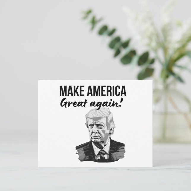 Carte Postale Make America Great Again 2024 (Debout devant)