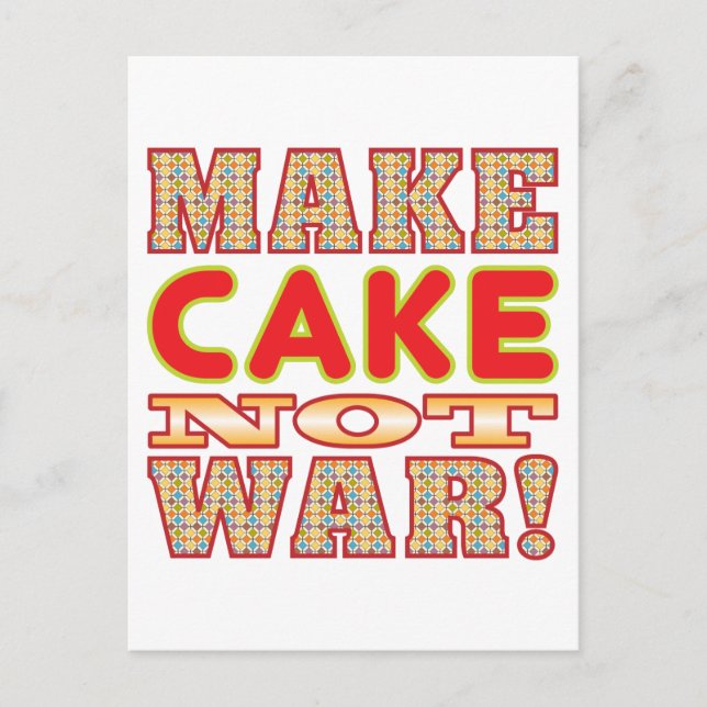 Carte Postale Make Cake v2b (Devant)