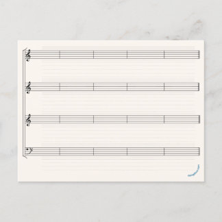 Carte Postale "Make Your own Music' Rising Dove