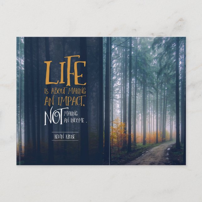 Carte Postale Making An Impact (Devant)