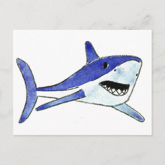Carte Postale Mako Shark (Devant)
