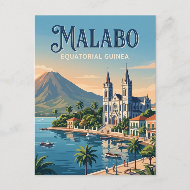 Carte Postale Malabo, Guinée équatoriale (Devant)