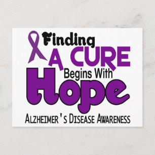Carte Postale Maladie d’Alzheimer HOPE 5