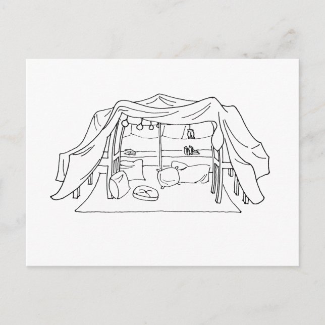 Carte Postale Maladie de Fort Chronique de Spoonie-Coussin/Couve (Devant)