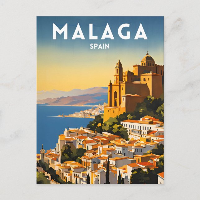 Carte Postale Malaga (Devant)