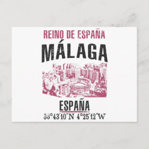 Carte Postale Málaga