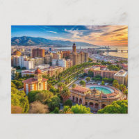 Malaga Espagne Cityscape