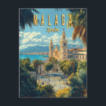 Carte Postale Malaga - Soleil, Mer et Charme Espagnol<br><div class="desc">Capturez l'esprit vibrant de Malaga avec notre carte postale époustouflante. Avec des monuments emblématiques comme la forteresse de l'Alcazaba,  le Musée Picasso et la belle plage de Malagueta,  cette carte postale est le souvenir idéal pour se rappeler votre séjour ensoleillé sur la Costa del Sol.</div>