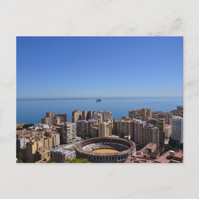 Carte Postale Malaga's Plaza de Toros (Devant)