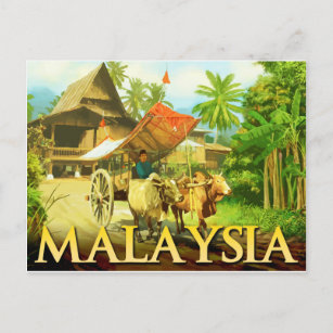 Carte Postale Malaisie - Panier en vrac