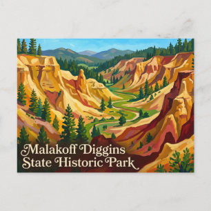 Carte Postale Malakoff Diggins State Historic Park Californie