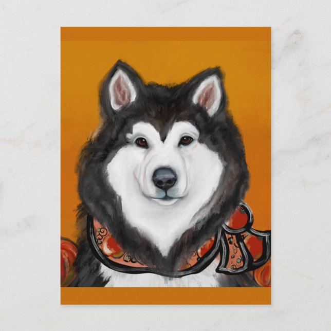 Carte Postale Malamute d'Alaska (Devant)