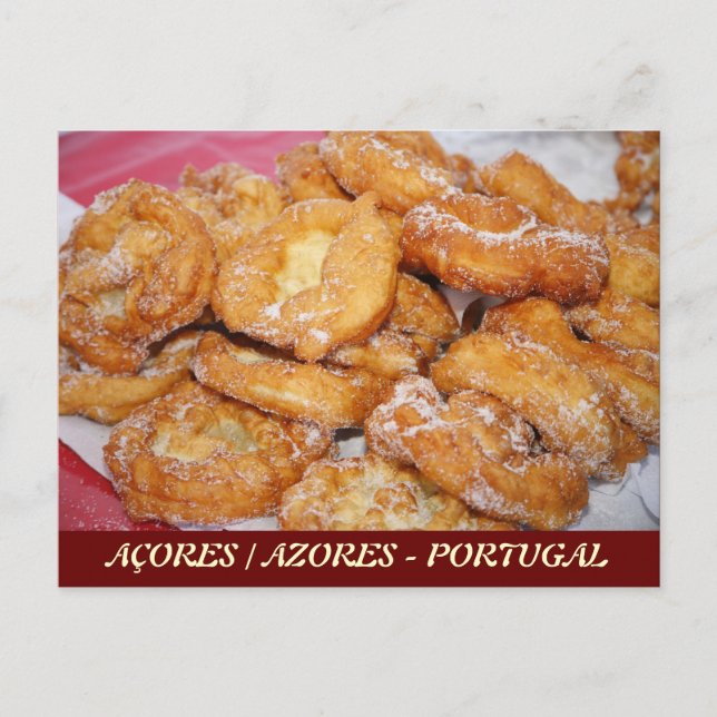 Carte Postale Malassadas azoréen (Devant)