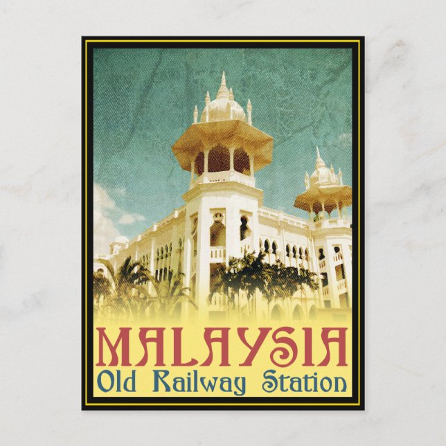 Carte Postale Malaysia Old Railway Station (Devant)