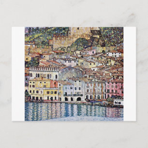 Carte Postale Malcesine au lac de Garde, Gustav Klimt