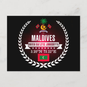 Carte Postale Maldives