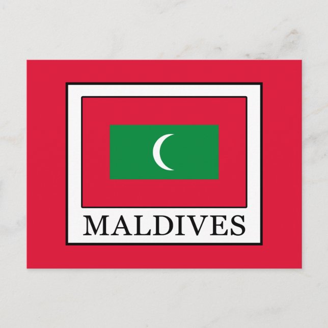 Carte Postale Maldives (Devant)