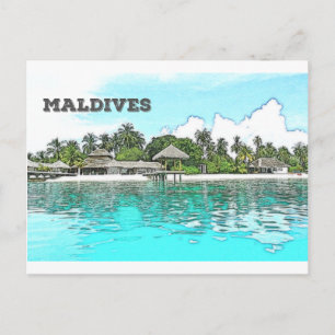 Carte Postale Maldives