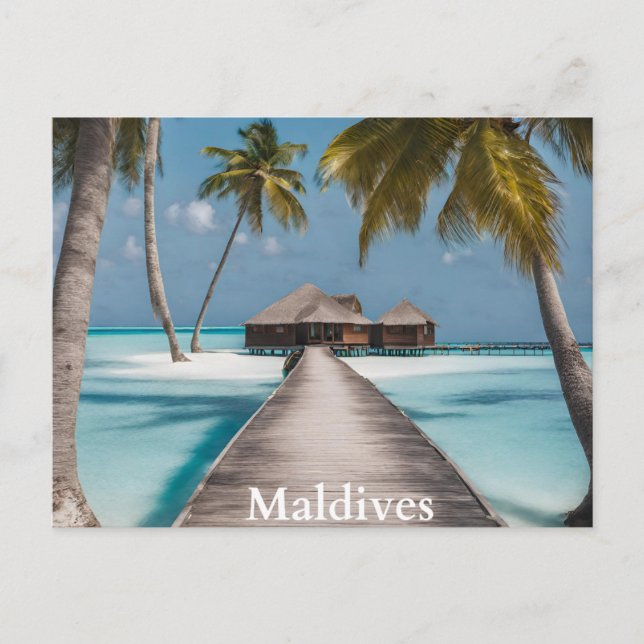 Carte Postale Maldives 2 (Devant)