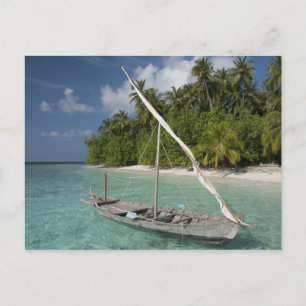 Carte Postale Maldives, Atoll de Malé Nord, île de Kuda