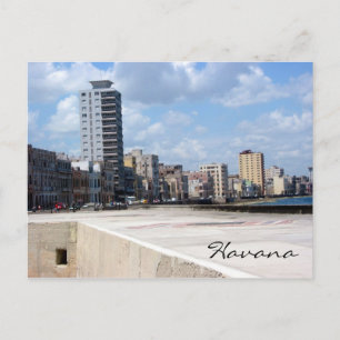 Carte Postale malecón havana